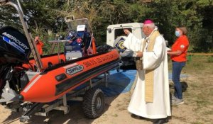 Station SNSM de Genêts : le nouveau bateau béni