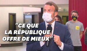 Emmanuel Macron promet un internat d'excellence par département à la rentrée 2022