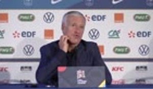 Bleus - Deschamps : "On doit passer par des périodes difficiles"