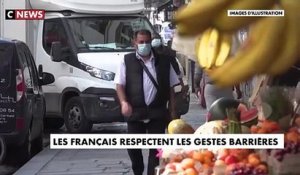 Coronavirus - Les Français respectent les gestes barrières
