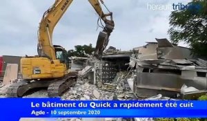 AGDE - Le Quick a été rapidement cuit !