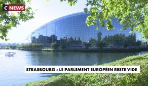 Strasbourg : le parlement européen reste vide