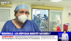 Marseille: le nombre de patients Covid-19 a doublé en une semaine à l'hôpital de La Timone