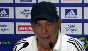 Football - Ligue 1 - Conférence de presse de Jean-Louis Gasset après Bordeaux 0-0 Lyon