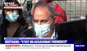 Xavier Bertrand promet "des années de procédure" si Bridgestone refuse d'investir aux côtés de l'État et de la région