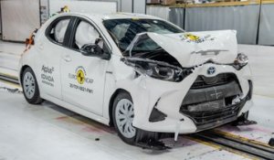 Crash-test Euro NCAP : 5 étoiles pour la Toyota Yaris