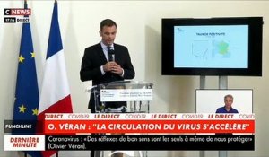 Coronavirus - Regardez l'intégralité de la conférence du ministre de la Santé Olivier Véran: Départements en alerte, tests, nouvelles restrictions ...