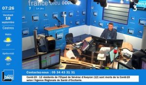 La matinale de France Bleu Occitanie du 18/09/2020