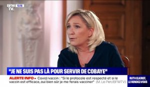 Coronavirus: Marine Le Pen se fera vacciner "si le protocole est respecté et le vaccin efficace"