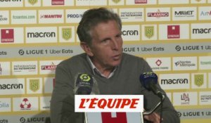 Puel : « On est un peu déçus » - Foot - L1 - Saint-Etienne