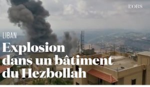 Au Liban, un bâtiment du Hezbollah secoué par une puissante explosion