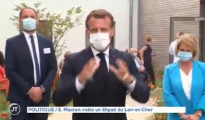 Le journal - 22/09/2020 - POLITIQUE/ E. Macron visite un Ehpad du Loir-et-Cher