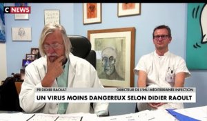 Coronavirus: Didier Raoult affirme que le virus est en train de muter et qu’il est moins dangereux qu'au printemps