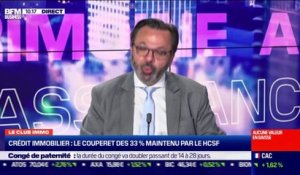 Le club BFM immo (1/2): Le couperet des 33% maintenu par le HCSF - 23/09