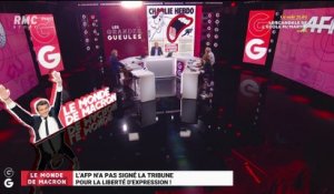Le monde de Macron : L'AFP n'a pas signé la tribune pour la liberté d'expression – 24/09