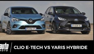 Essai Renault Clio Hybride vs Toyota Yaris Hybride : citadines sans fil