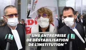 Les magistrats manifestent contre l'enquête de Dupond-Moretti visant le PNF