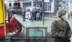 Attaque à Paris : quatre personnes blessées à l'arme blanche