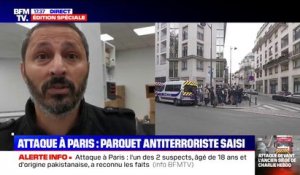 Attaque à Paris: ce témoin raconte avoir "vu une machette pleine de sang au pied du métro"