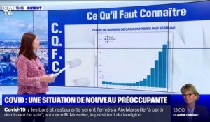 Covid-19: la situation continue de se dégrader en France