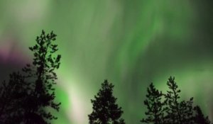 De magnifiques aurores boréales observées la nuit dernière en Laponie