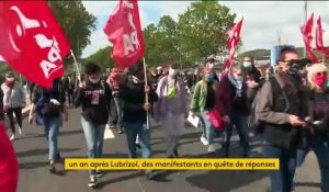 Un an après Lubrizol : des manifestants en quête de réponses