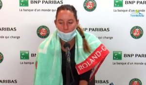 Roland-Garros 2020 - Océane Dodin : "Il aurait pu faire moins 40, je serais quand même venue jouer ! J'étais très heureuse d'être ici"
