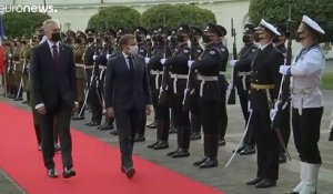 En Lituanie, Emmanuel Macron s'implique dans la crise au Bélarus