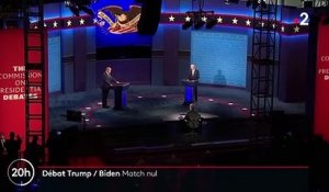 Présidentielle américaine : un premier débat chaotique et décevant entre Trump et Biden