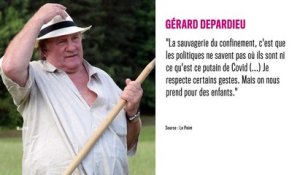 Coronavirus - Gérard Depardieu : son avis bien tranché sur les nouvelles mesures