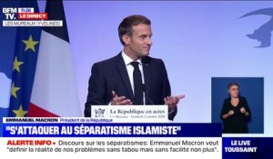 Emmanuel Macron: "Nous avons nous-même construit notre séparatisme"