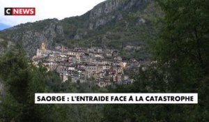 Saorge : l'entraide face à la catastrophe