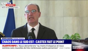 Jean Castex: "La priorité est à la recherche des victimes, à l'approvisionnement et hébergement des personnes sinistrées et au rétablissement des communications"