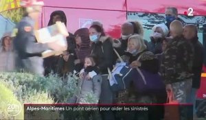 Tempête Alex : un pont aérien mis en place à Saint-Martin-Vésubie