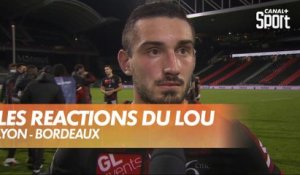 Top 14 : la joie des joueurs du LOU après Lyon - Bordeaux