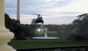 Coronavirus - Le retour du héros : Donald Trump fait de son retour à la Maison Blanche un clip de 38 secondes version "film d'aventure" surréaliste - Regardez