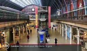 Covid-19 : des robots pour désinfecter la gare de de Saint-Pancras à Londres