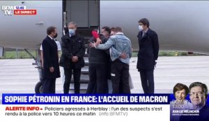 Sophie Pétronin est arrivée en France où elle est accueillie par Emmanuel Macron et ses proches