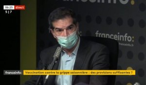 Covid-19 : "Notre objectif, c'est d'arriver avec un vaccin pour le milieu de l'année prochaine", affirme le patron de Sanofi France