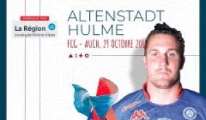 L'essai d'Alten Hulme contre Auch (saison 2011-2012)