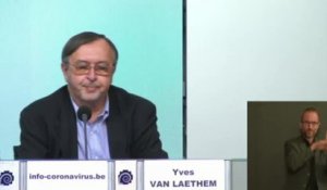 Coronavirus: Yves Van Laethem lance un avertissement à la population