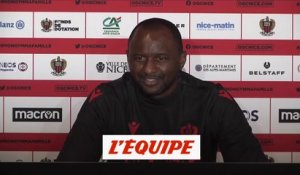 Vieira : «Je sens les joueurs excités» - Foot - L1 - Nice