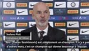 4e j. - Pioli : "Zlatan est un champion, mais ne pensons pas trop loin"