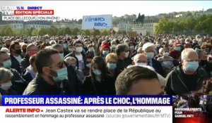 Lyon: une minute de silence puis des applaudissements en hommage à Samuel Paty
