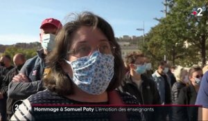 Hommage à Samuel Paty : des enseignants émus, qui s’interrogent