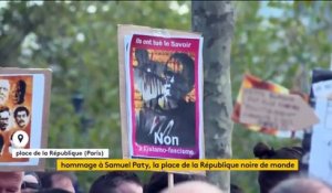 Paris : l'hommage à Samuel Paty rassemble des dizaines de milliers de personnes