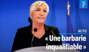 Attentat de Conflans : une "déclaration de guerre" pour Marine Le Pen