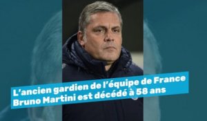 L’ancien gardien de l’équipe de France Bruno Martini est décédé à 58 ans