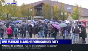 Conflans-Sainte-Honorine: une marche blanche en hommage à Samuel Paty va partir vers 18h30