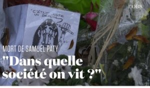 A la marche blanche de Conflans-Sainte-Honorine, des voix anonymes rendent hommage à Samuel Paty